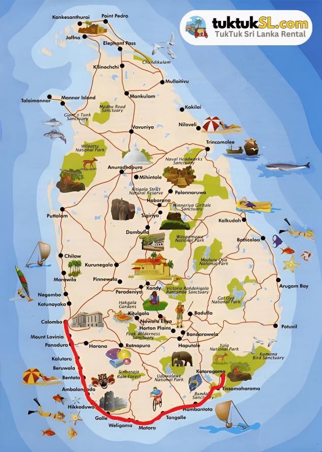 tuktuk itinerary route 1